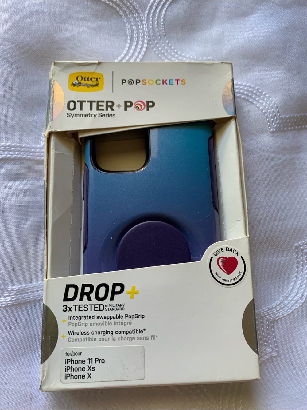 OtterBox Otter+Pop Symmetry with PopGrip iPhone 11pro/ XS/X